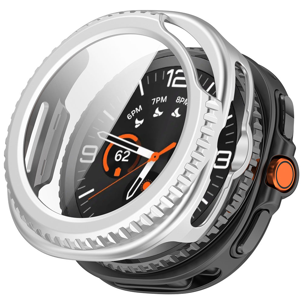Techsuit Defense360 Pro kućište za Samsung Galaxy Watch8 Classic, Srebrna