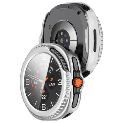 Techsuit Defense360 Pro kućište za Samsung Galaxy Watch8 Classic, Srebrna