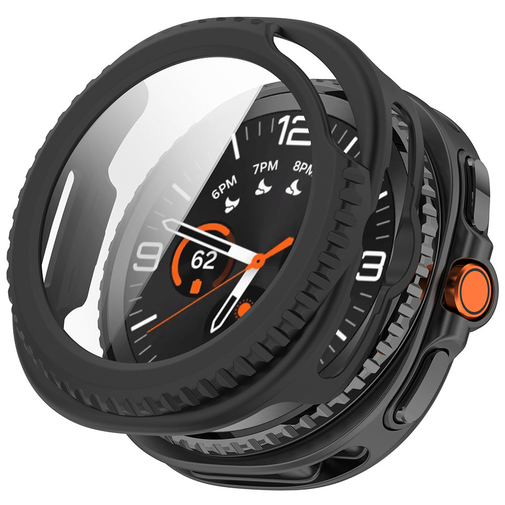 Techsuit Defense360 Pro kućište za Samsung Galaxy Watch8 Classic, Mat Crna