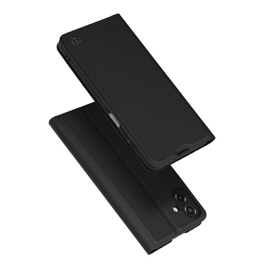 Maska za Samsung Galaxy A07 4G A075, Techsuit, Magskin Book, Crna