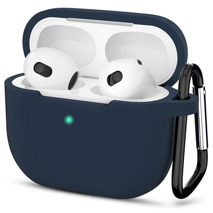 Techsuit silikonska futrola za Apple AirPods 3, tamnoplava