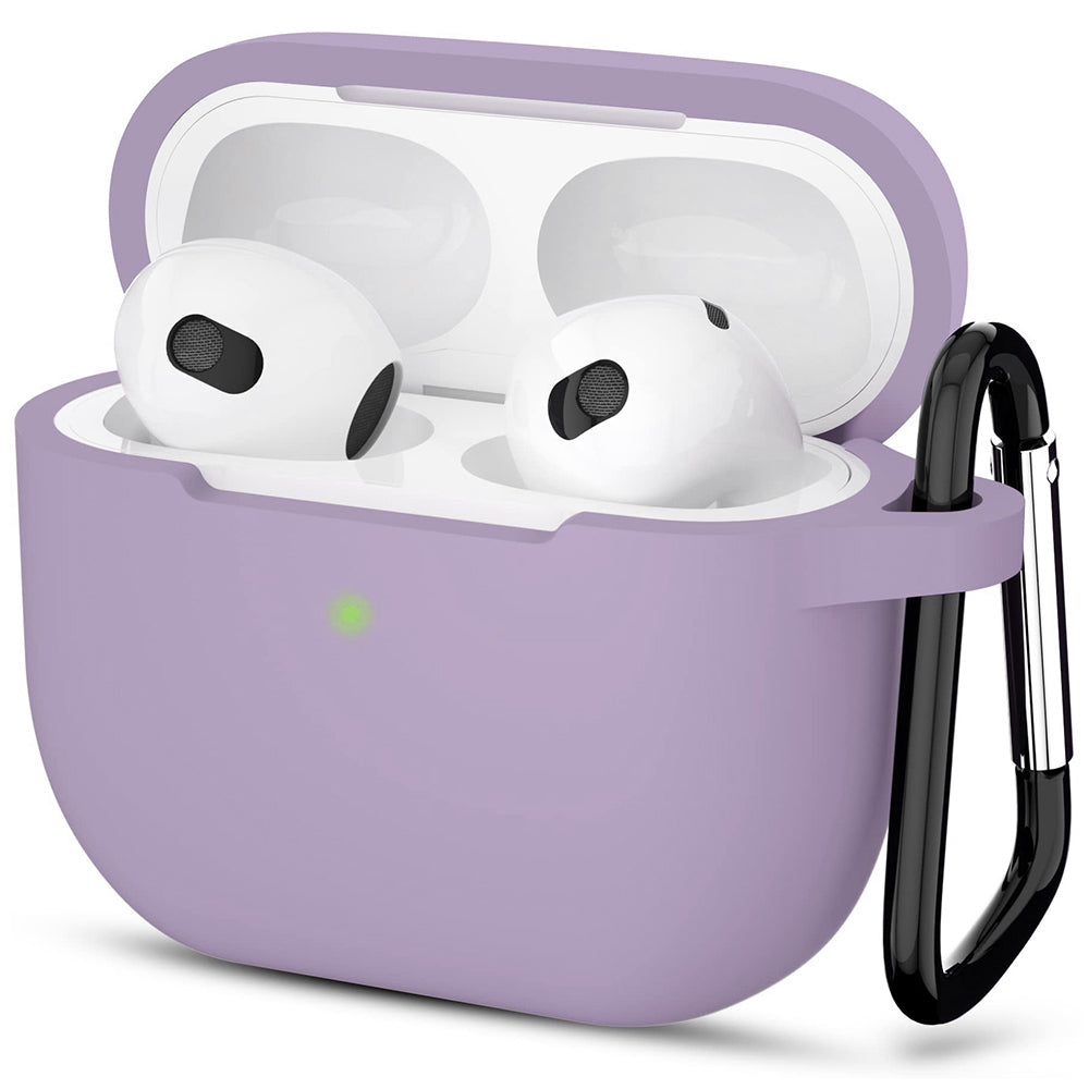 Techsuit silikonska futrola za Apple AirPods 3, Ljubičasta