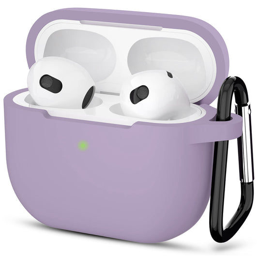 Techsuit silikonska futrola za Apple AirPods 3, Ljubičasta