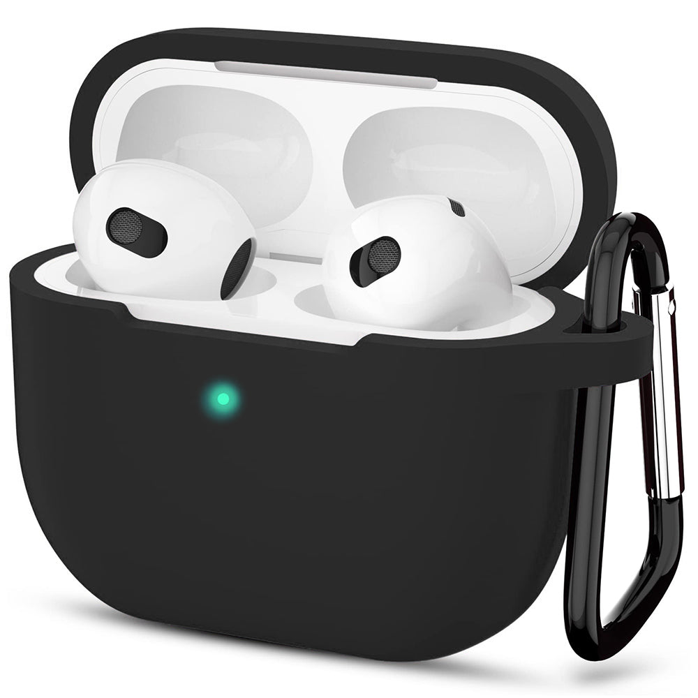Techsuit silikonska futrola za Apple AirPods 3, crna