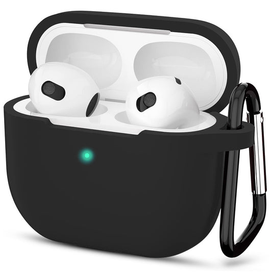Techsuit silikonska futrola za Apple AirPods 3, crna