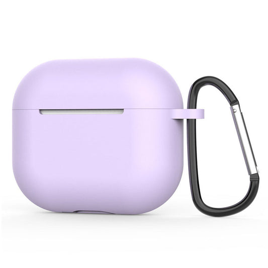 Techsuit silikonska futrola za Apple AirPods 4, Ljubičasta