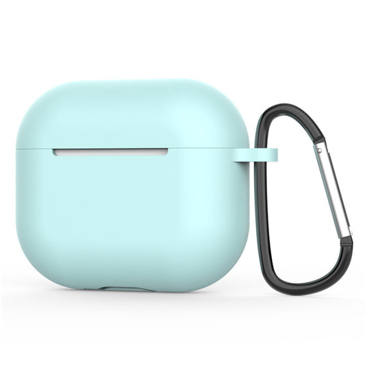 Techsuit silikonska futrola za Apple AirPods 4, Svijetlo tirkizna