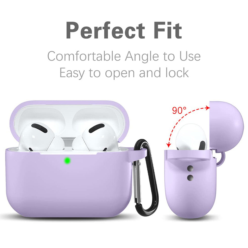 Techsuit silikonska futrola za Apple AirPods Pro seriju, Ljubičasta