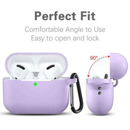 Techsuit silikonska futrola za Apple AirPods Pro seriju, Ljubičasta