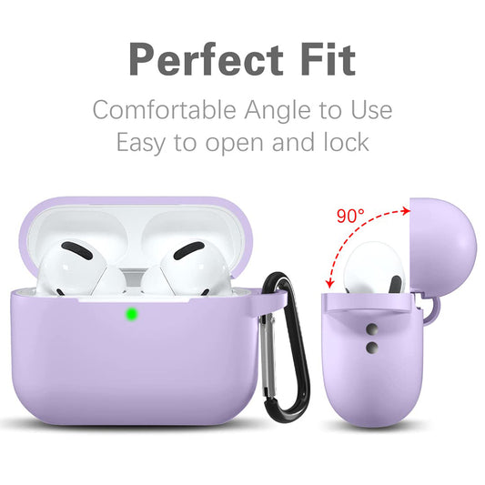 Techsuit silikonska futrola za Apple AirPods Pro seriju, Ljubičasta