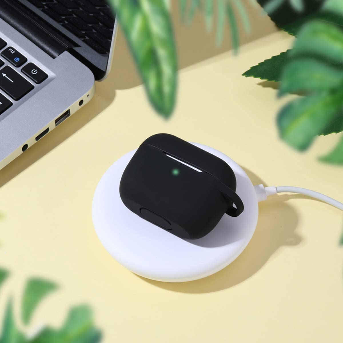 Techsuit silikonska futrola za Apple AirPods Pro seriju, crna