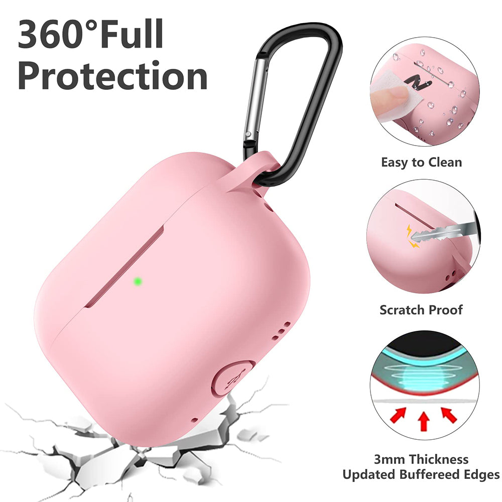 Techsuit silikonska futrola za Apple AirPods Pro seriju, Roza