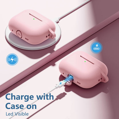 Techsuit silikonska futrola za Apple AirPods Pro seriju, Roza