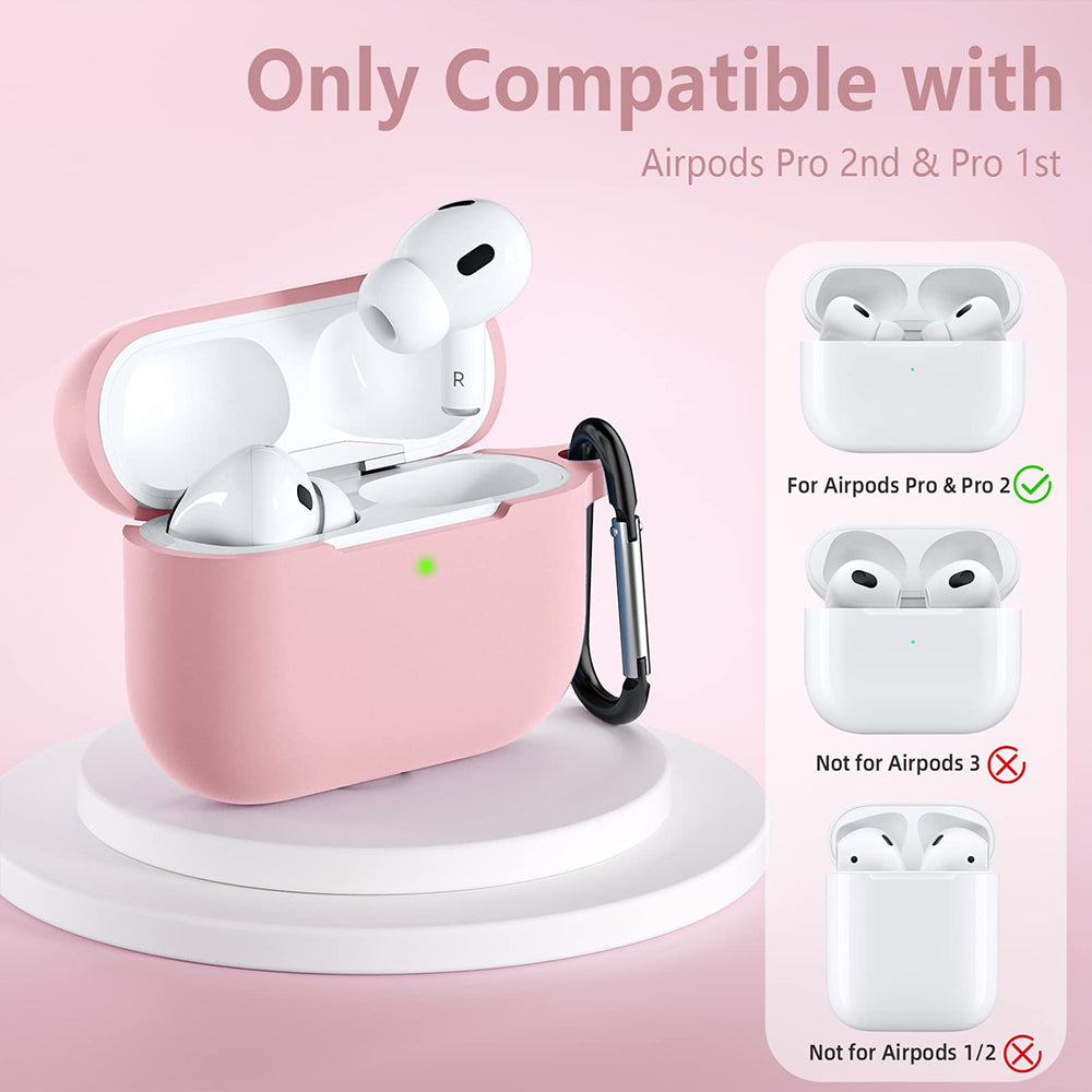 Techsuit silikonska futrola za Apple AirPods Pro seriju, Roza