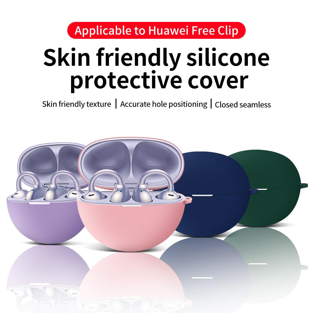 Techsuit silikonska futrola za Huawei FreeClip, crna