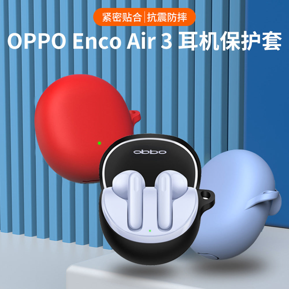 Techsuit silikonska futrola za Oppo Enco Air3, crna