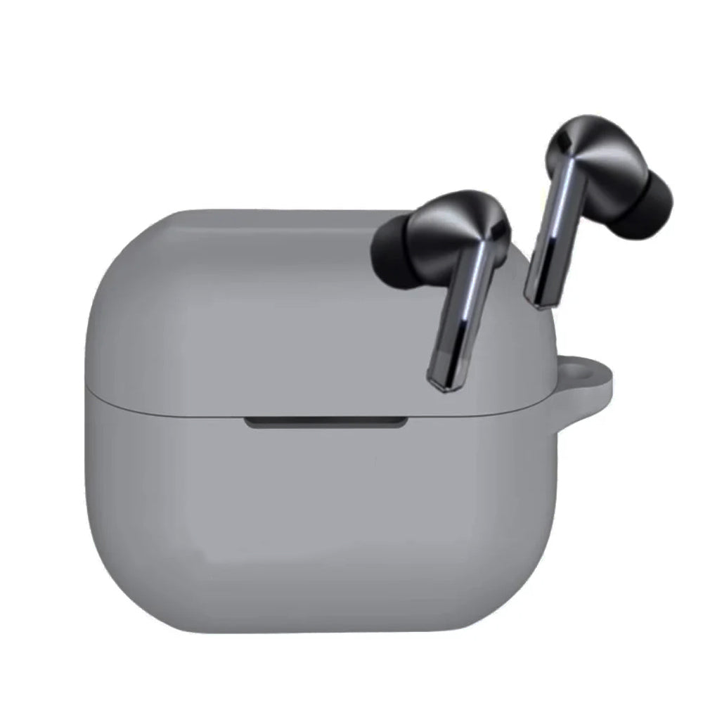 Techsuit silikonska futrola za Samsung Galaxy Buds3 FE / Buds3 Pro / Buds3, Siva