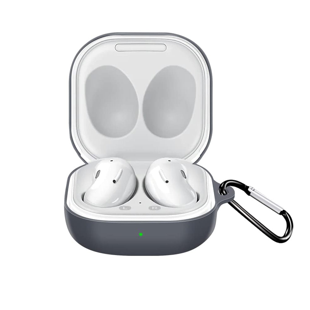 Techsuit silikonska futrola za Samsung Galaxy Buds FE / Buds2 Pro / Buds2 / Buds Pro / Buds Live, Crna