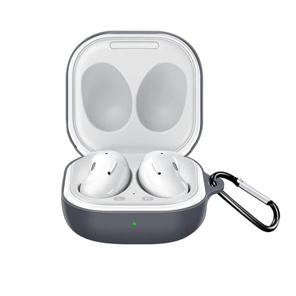 Techsuit silikonska futrola za Samsung Galaxy Buds FE / Buds2 Pro / Buds2 / Buds Pro / Buds Live, Crna