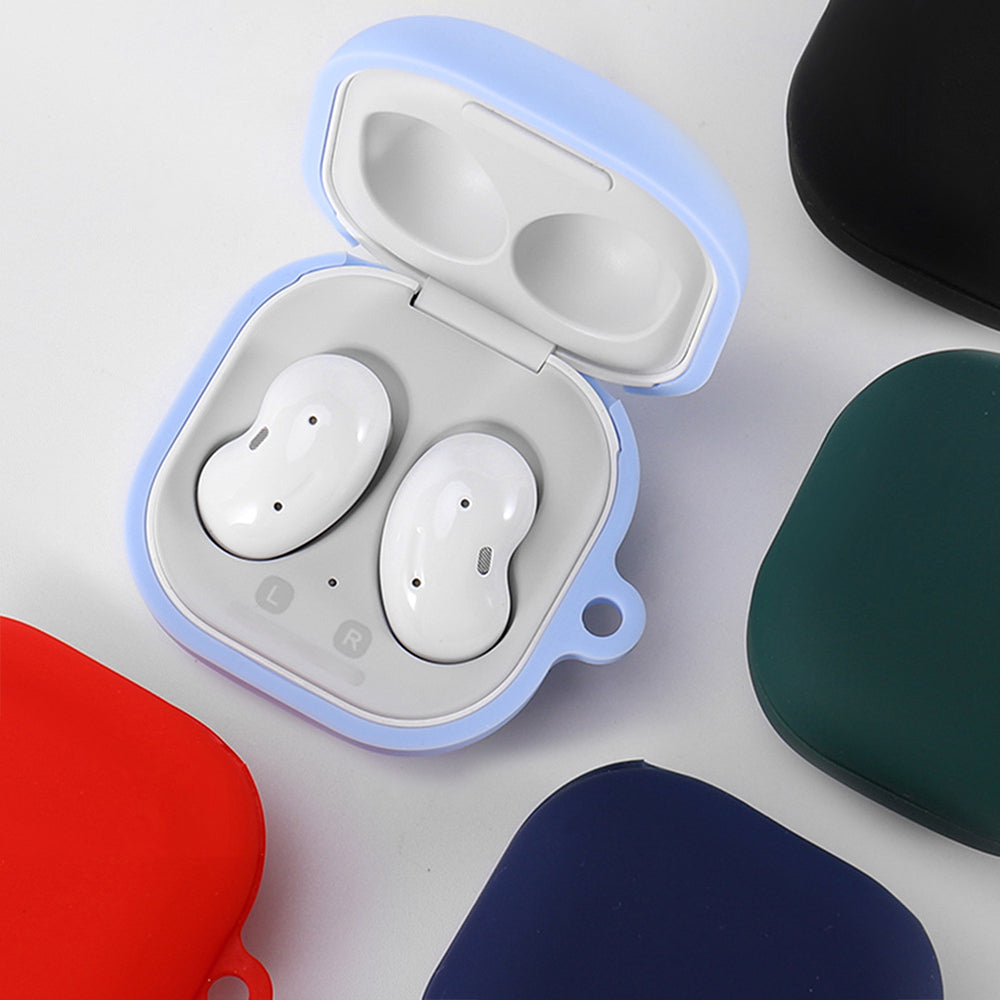 Techsuit silikonska futrola za Samsung Galaxy Buds FE / Buds2 Pro / Buds2 / Buds Pro / Buds Live, Crna