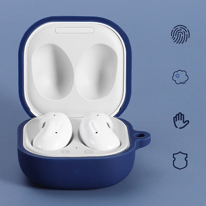Techsuit silikonska futrola za Samsung Galaxy Buds FE / Buds2 Pro / Buds2 / Buds Pro / Buds Live, Crna