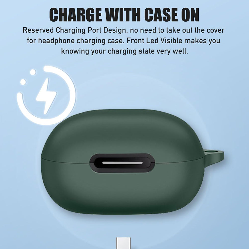 Futrola Techsuit Silicone za Apple AirPods Gen 1 / Gen 2, Crna