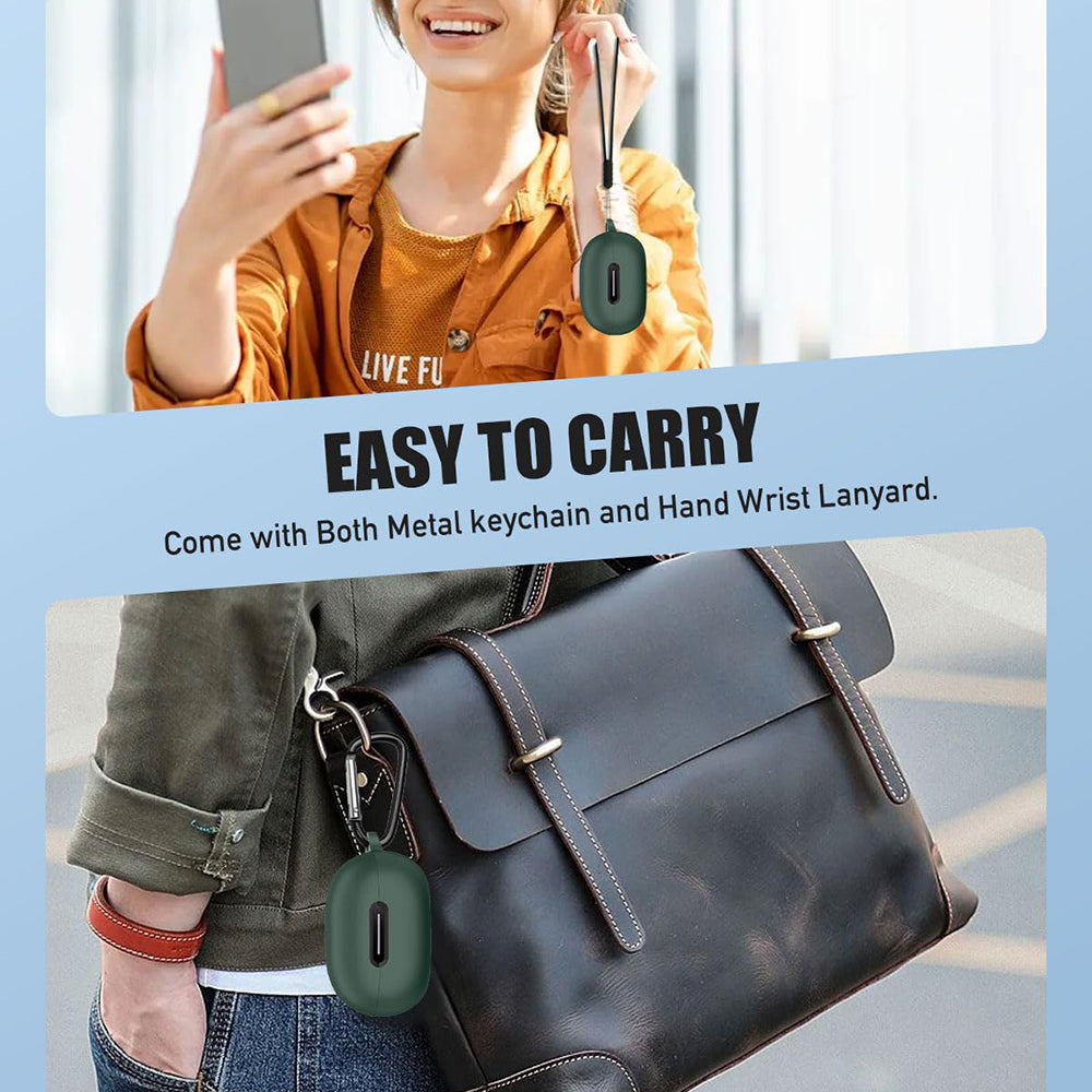 Futrola Techsuit Silicone za Apple AirPods Gen 1 / Gen 2, Crna