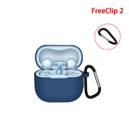 Futrola Techsuit Silicone za Huawei FreeClip 2, Crna