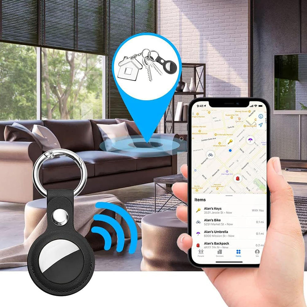 Techsuit SLH1 futrola za Apple AirTag, Crna