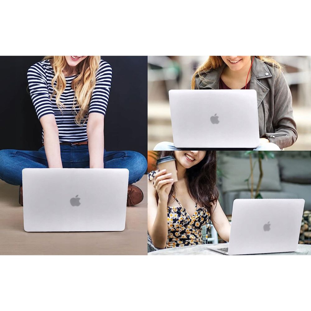 Techsuit UltraShell torbica za Apple MacBook Air M3 15 inča (2024) / Air M2 15 inča (2023), Mat Prozirna
