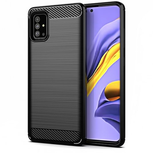 Maska za Samsung Galaxy A51 5G A516, Karbon, Crna