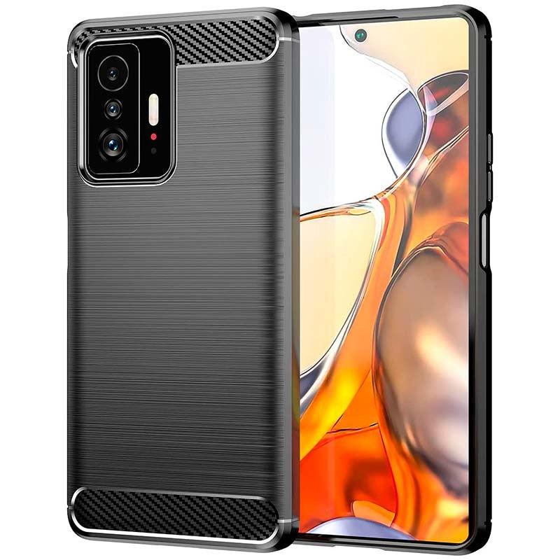 Maska za Xiaomi 11T / 11T Pro, Karbon, Crna