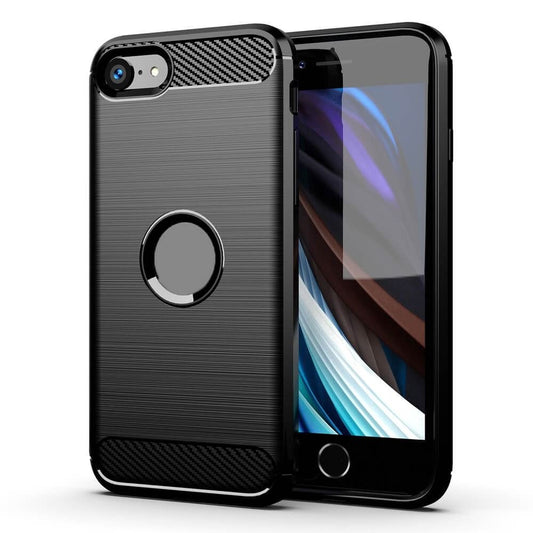 Maska za Apple iPhone SE (2022) / SE (2020) / 8, Forcell, Carbon, Crna