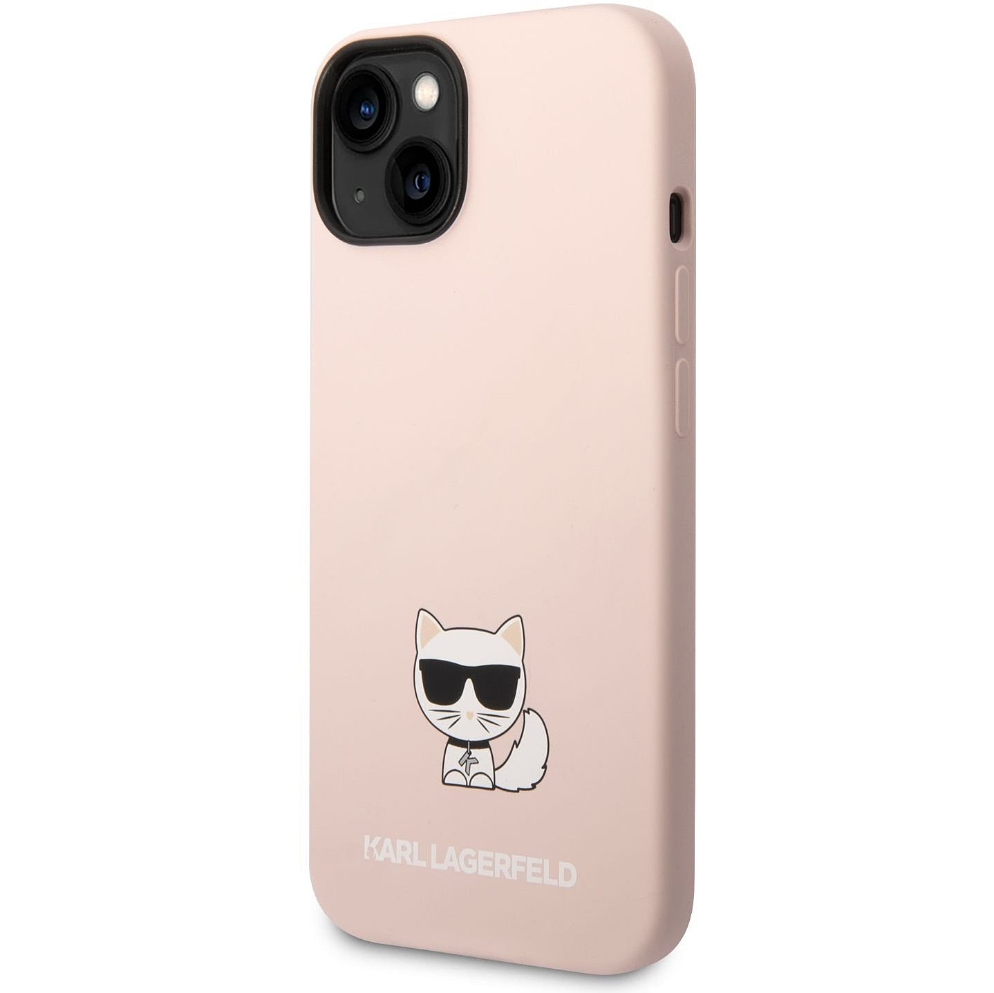 Futrola za Apple iPhone 14 Plus, Karl Lagerfeld, Silicone Body Choupette, Roza