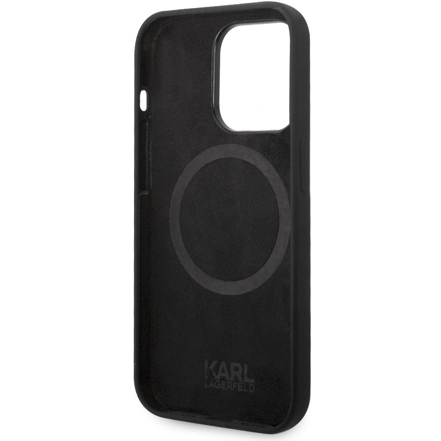 MagSafe futrola za Apple iPhone 14 Pro, Karl Lagerfeld, Silicone Karl Head, Crna