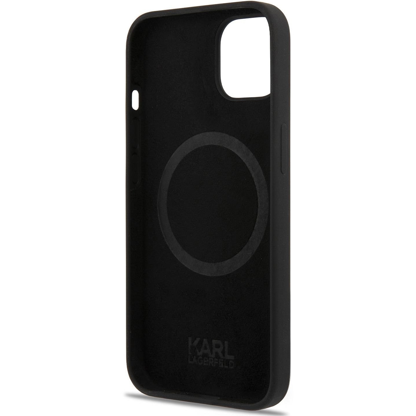 MagSafe futrola za Apple iPhone 14 Plus, Karl Lagerfeld, Silikon Karl & Choupette, Crna