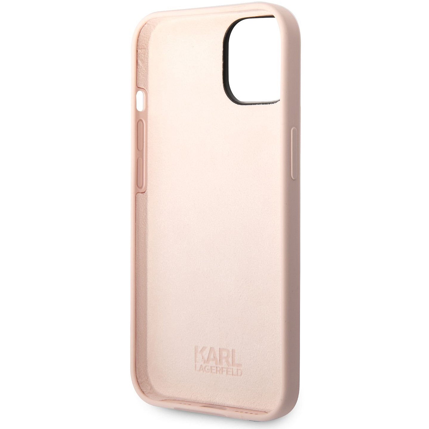 Futrola za Apple iPhone 14 Plus, Karl Lagerfeld, Silikonska Karl's Head, Roza