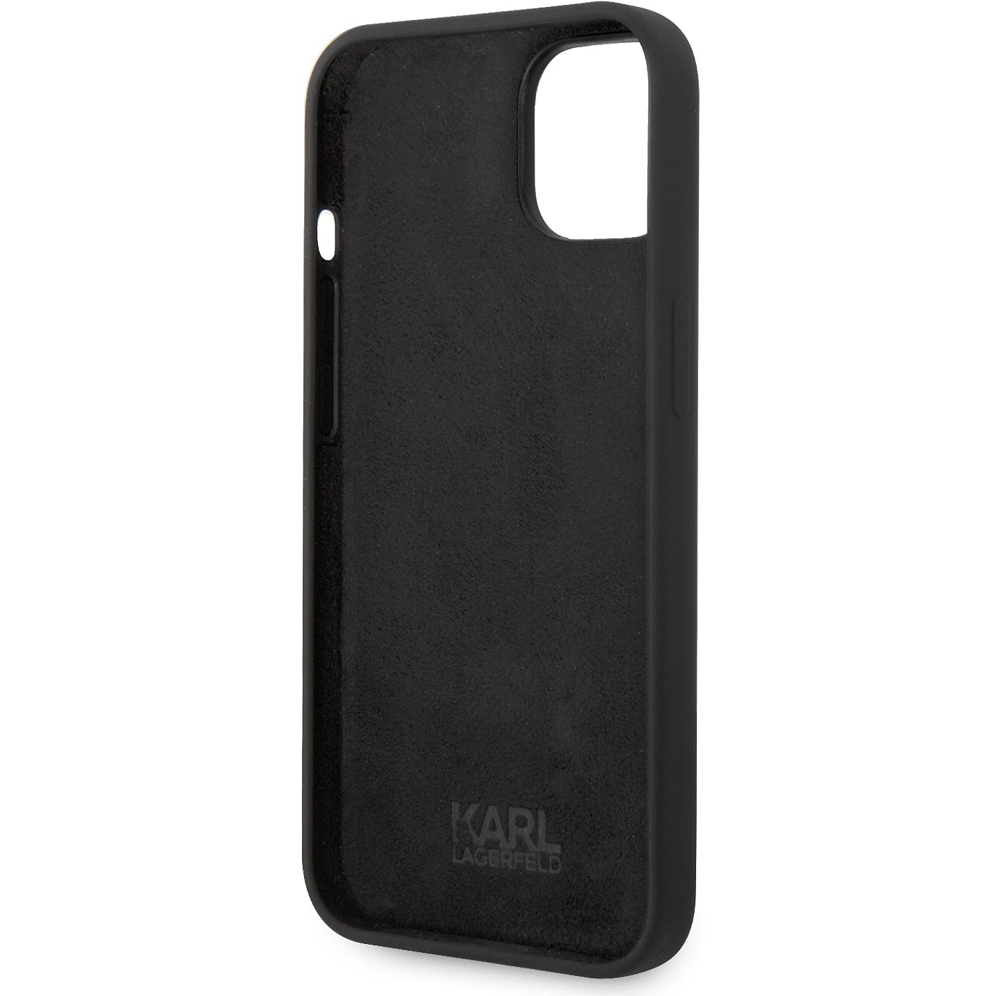 Futrola za Apple iPhone 14 Plus, Karl Lagerfeld, Silikonska Karl's Head, Crna