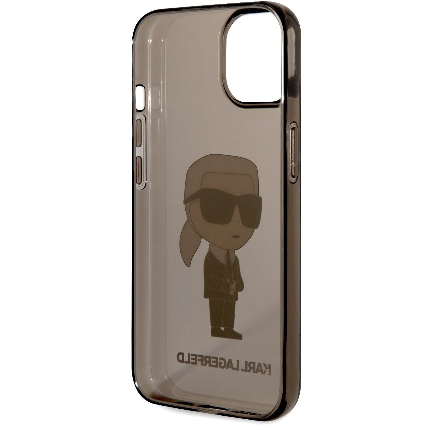 Futrola za Apple iPhone 14 Plus, Karl Lagerfeld, IML Ikonik NFT, Prozirno Crna