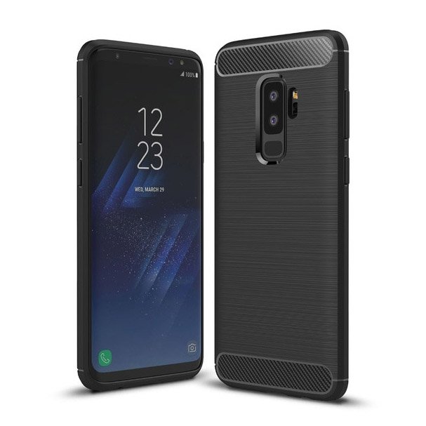 Maska za Samsung Galaxy S9+ G965, OEM, Karbon, Crna