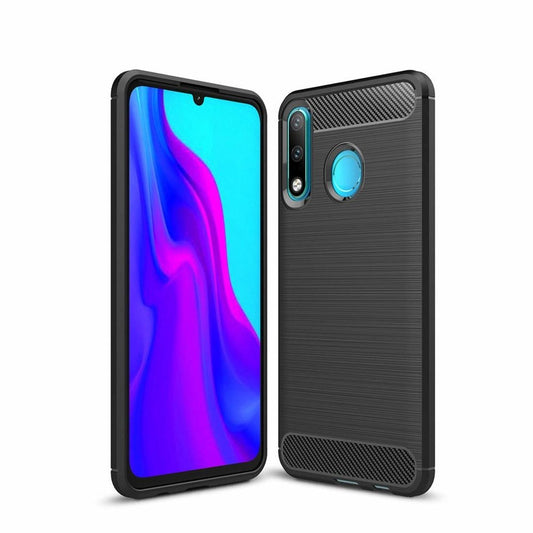 Maska za Huawei P30 lite New Edition / P30 lite, OEM, Karbon, Crna