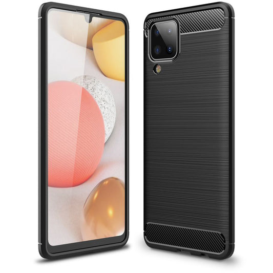 Maska za Samsung Galaxy A12 Nacho A127 / M12 M127 / A12 A125, OEM, Karbon, Crna