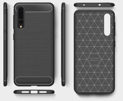 Maska za Huawei P20 Pro, OEM, Karbon, Crna
