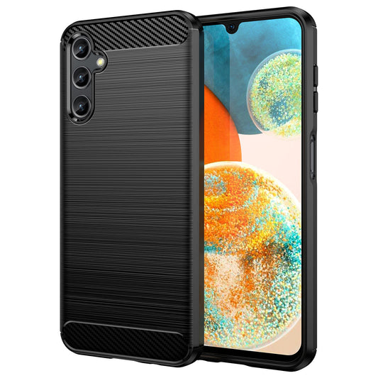 Maska za Samsung Galaxy A14 A145 / A14 5G A146, OEM, Karbon, Crna