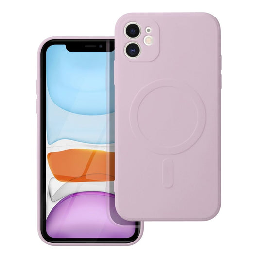 MagSafe maska za Apple iPhone 11, OEM, Silicone Mag, Roza