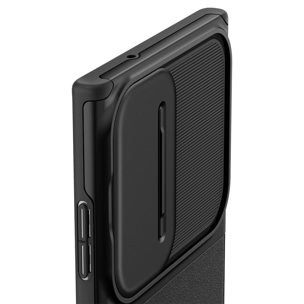Futrola za Samsung Galaxy S23 Ultra S918, Spigen, OPTIK ARMOR, Crna ACS05639