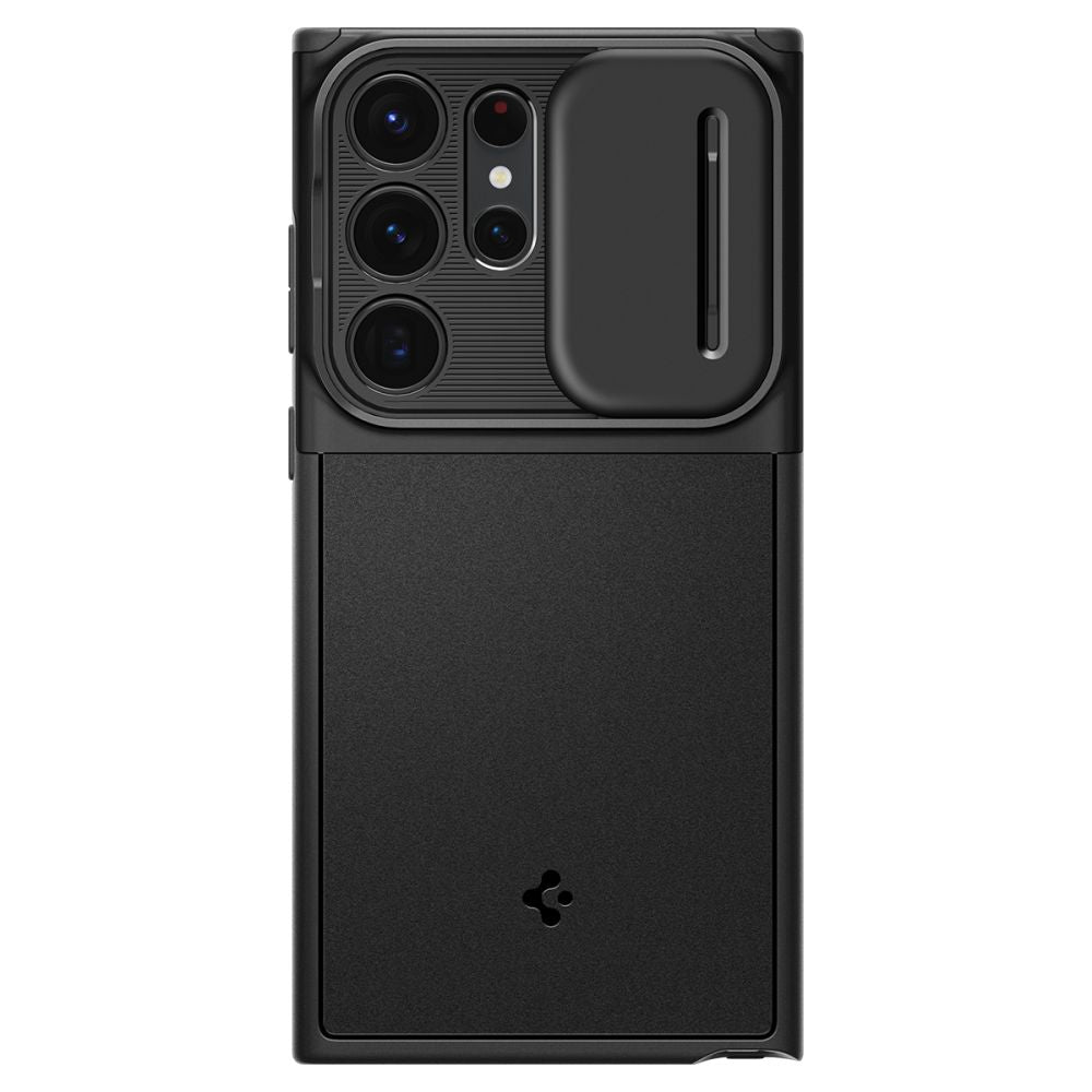 Futrola za Samsung Galaxy S23 Ultra S918, Spigen, OPTIK ARMOR, Crna ACS05639