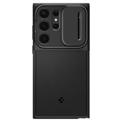 Futrola za Samsung Galaxy S23 Ultra S918, Spigen, OPTIK ARMOR, Crna ACS05639