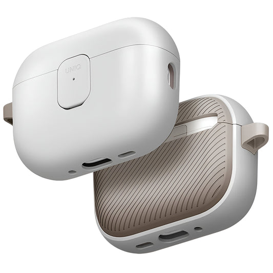UNIQ Clyde futrola za Apple AirPods Pro 3, Sivo Bež