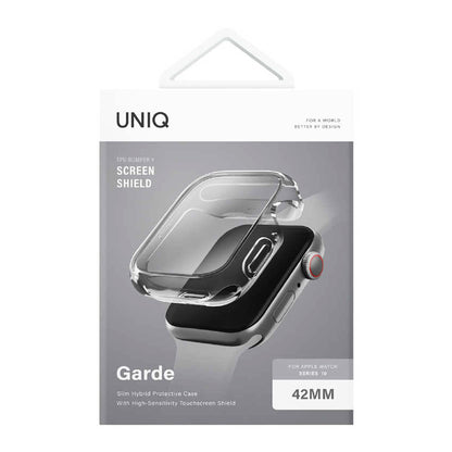 UNIQ Garde kućište za Apple Watch Series 11 42mm, Prozirno